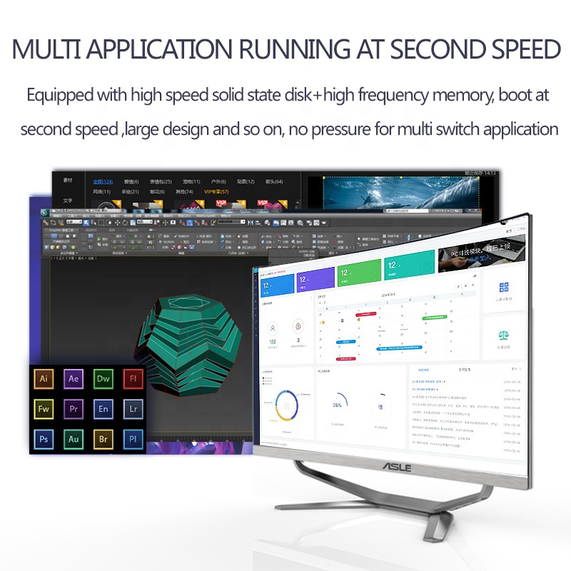 Pc Gaming I3 - Computer Desktop da Gaming All-in-One con