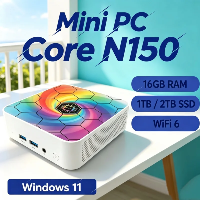 Pc Gaming Editing - Mini PC Intel N150 Windows 11,