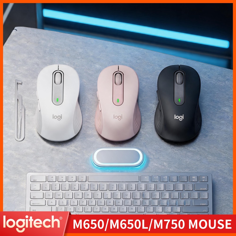 Pc Gaming Logitech - Mouse Wireless Ergonomico Logitech M650, Doppia