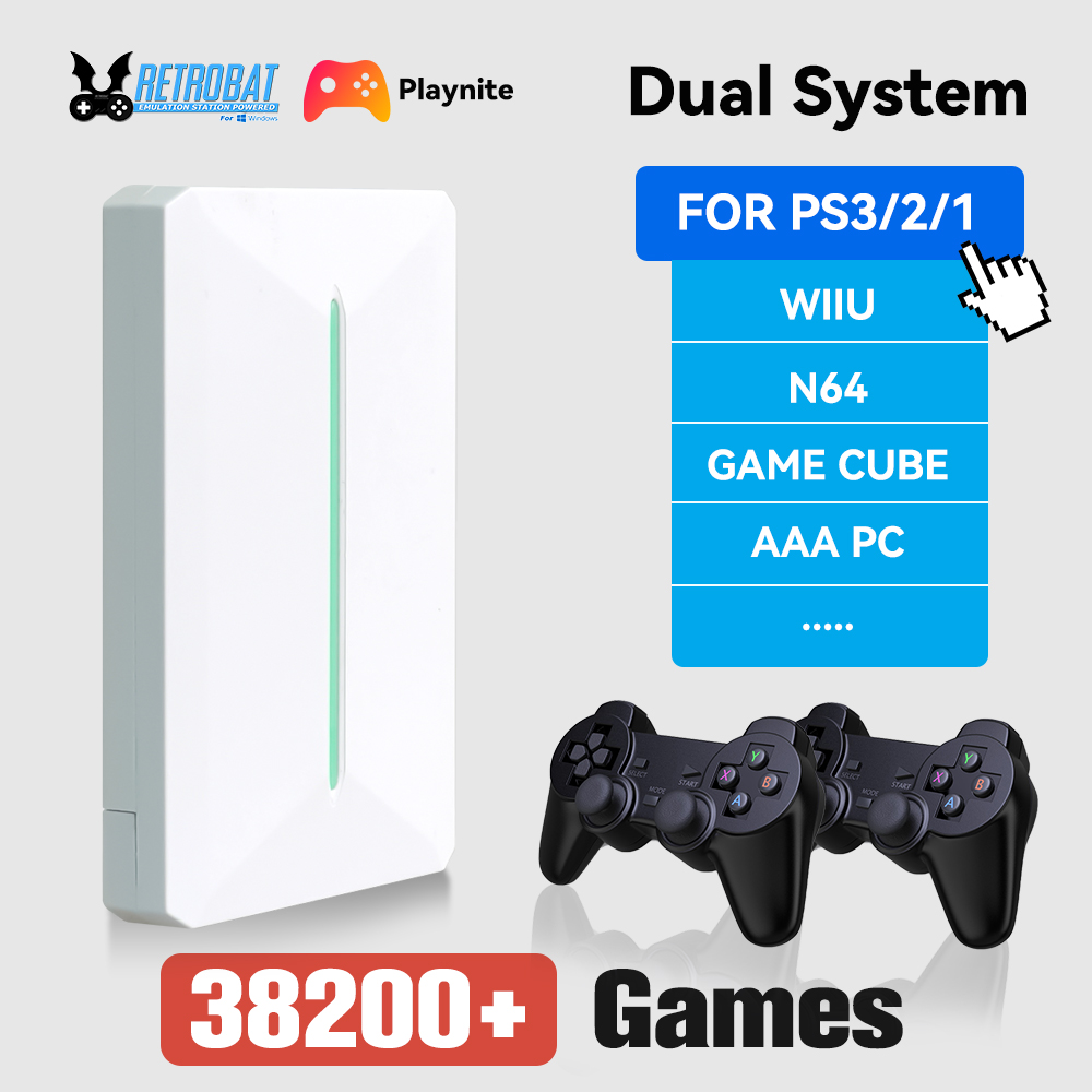 Pc Gaming Aaa - Retrobat&Playnite HDD da gioco retrò 38200+AAA