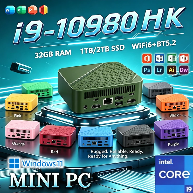 Pc Gaming I3 - Mini PC da gioco Intel Core