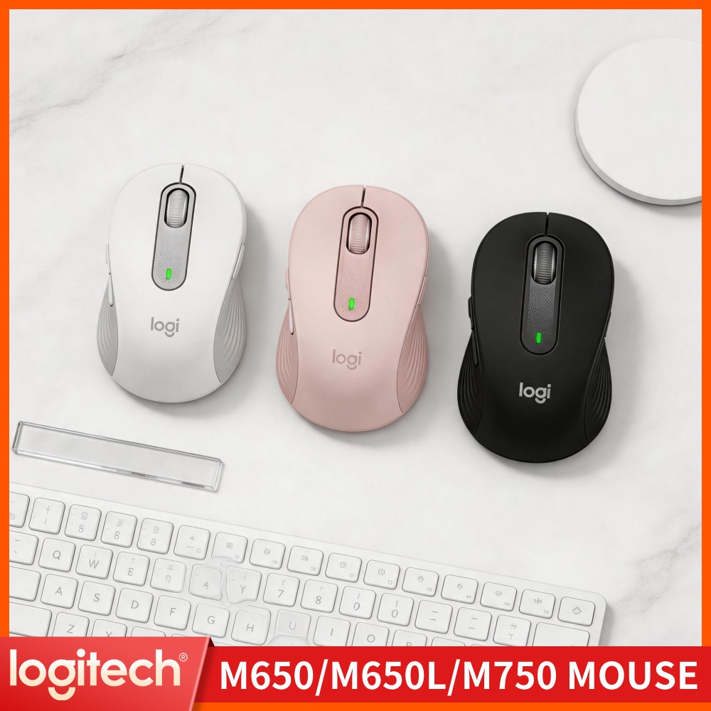 Pc Gaming Logitech - Mouse Wireless Ergonomico M750 - Pulsanti