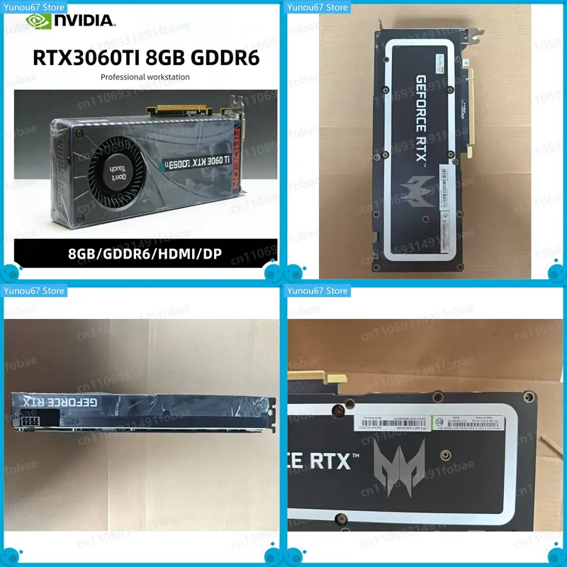 Pc Gaming Graphics Card - Scheda Grafica RTX 3060TI 8GB GDDR6