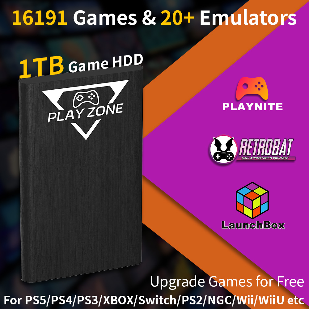 Pc Gaming Aaa - Play Zone 1TB HDD Portatile per