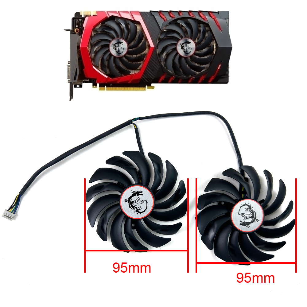 Pc Gaming Gtx 1660 - Ventola di raffreddamento 95mm 4pin PLD10010B12HH