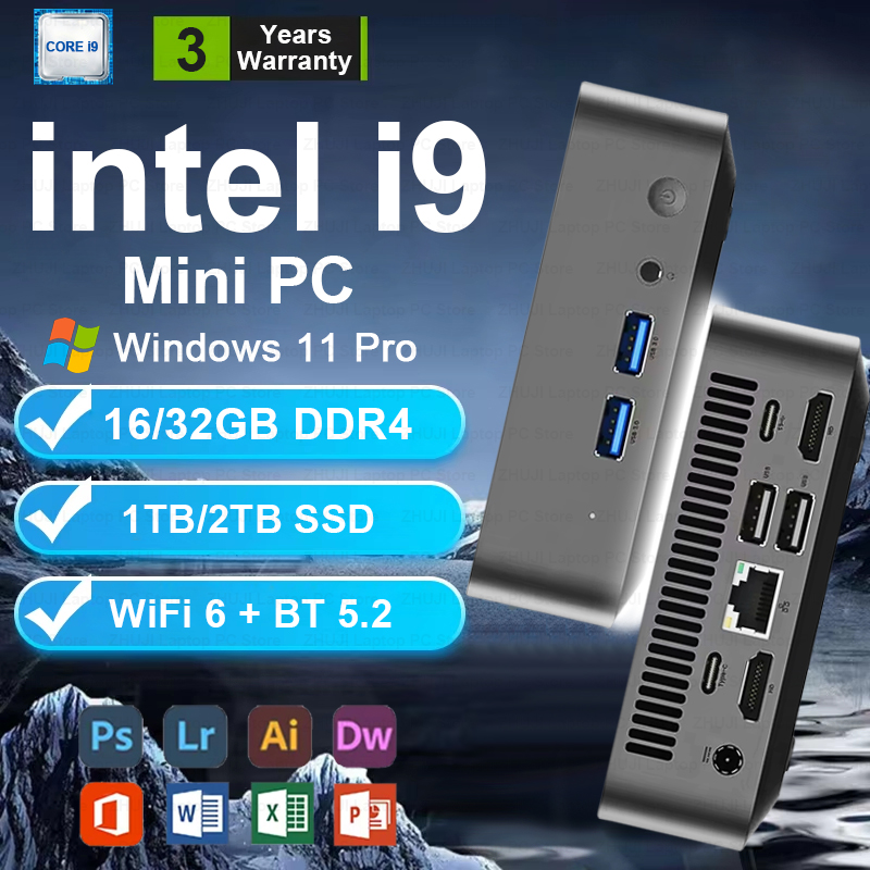 Pc Gaming I3 - Mini PC Windows 11 Intel Core