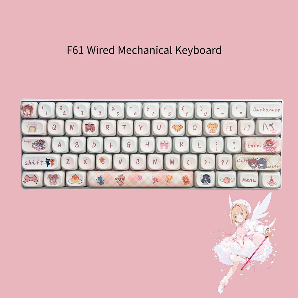 Pc Gaming Editing - Tastiera Meccanica Cardcaptor Sakura 61 Tasti,