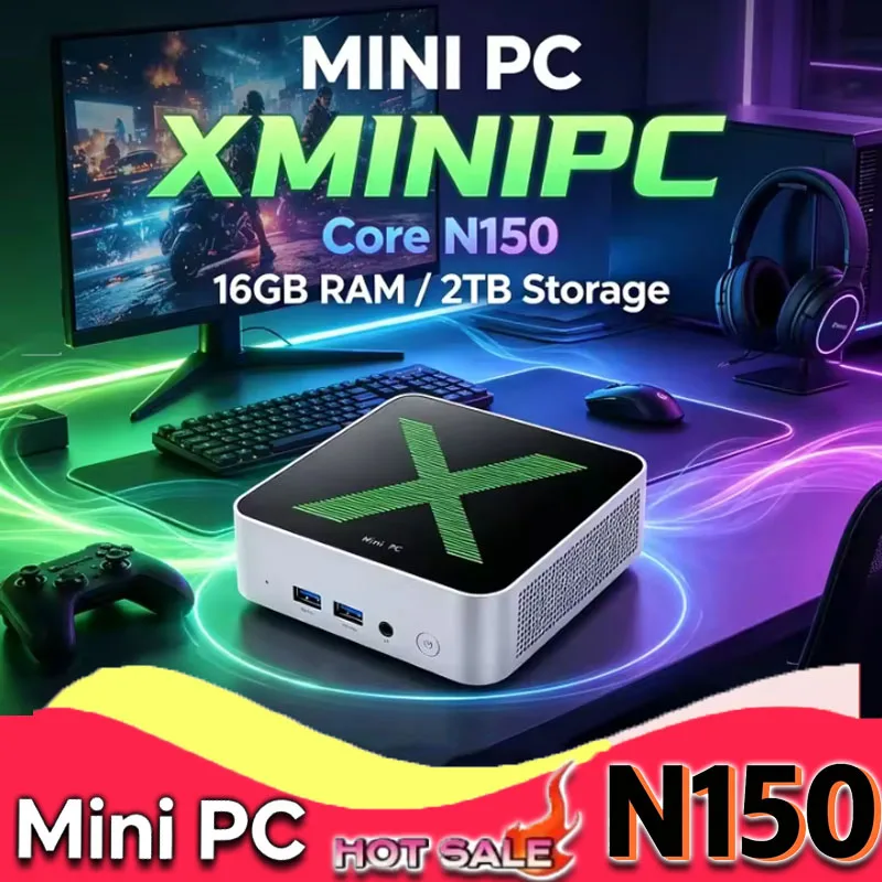 Mini PC X Core N150 Win11｜32GB - Pc Gaming Editing recensione e prezzo