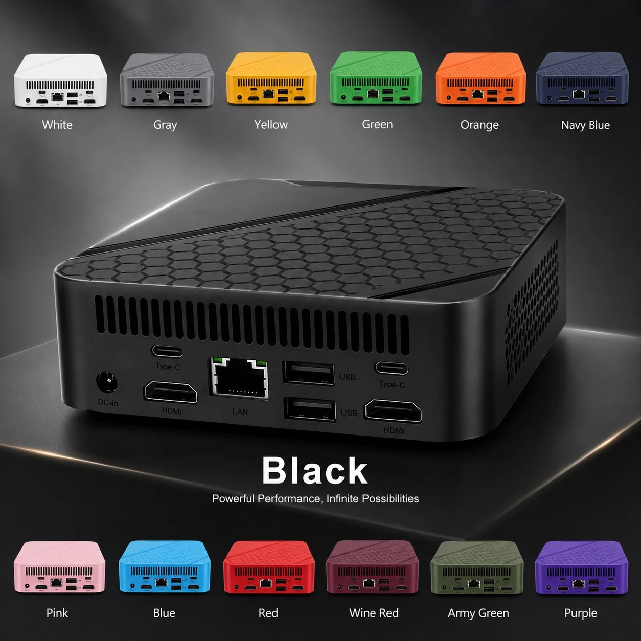 Mini PC Portatile Colorato, In - Pc Gaming Editing recensione e prezzo