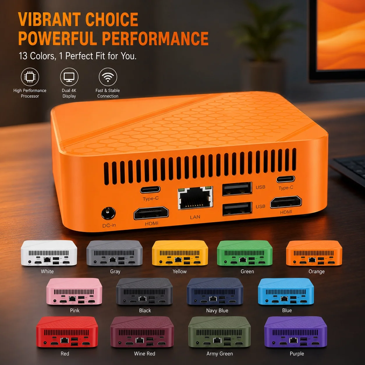 Mini PC Portatile Colorato, In - Pc Gaming Editing recensione e prezzo