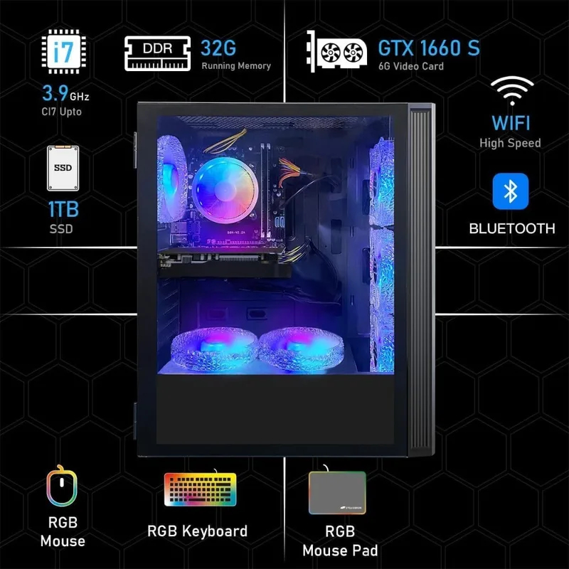 PC da gioco desktop, Core i7 f - Pc Gaming Gtx 1660 recensione e prezzo