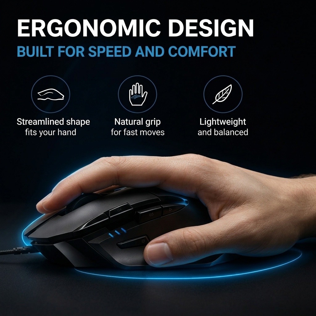 Mouse da Gaming Cablato Logite - Pc Gaming Logitech recensione e prezzo